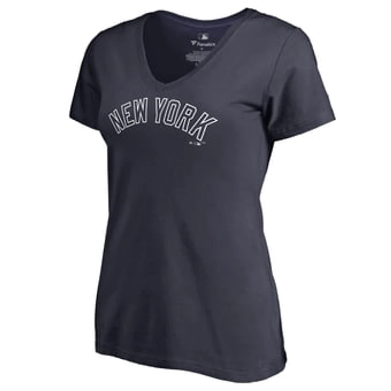 Women's Navy New York Yankees Team Wordmark T-Shirt