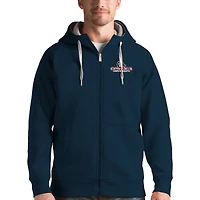 Men's Antigua Navy Gonzaga Bulldogs Victory Full-Zip Hoodie