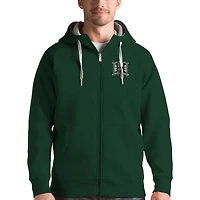 Men's Antigua Green Hawaii Warriors Victory Full-Zip Hoodie