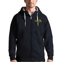 Men's Antigua Charcoal NDSU Bison Victory Full-Zip Hoodie