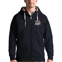 Men's Antigua Charcoal New Mexico State Aggies Victory Full-Zip Hoodie