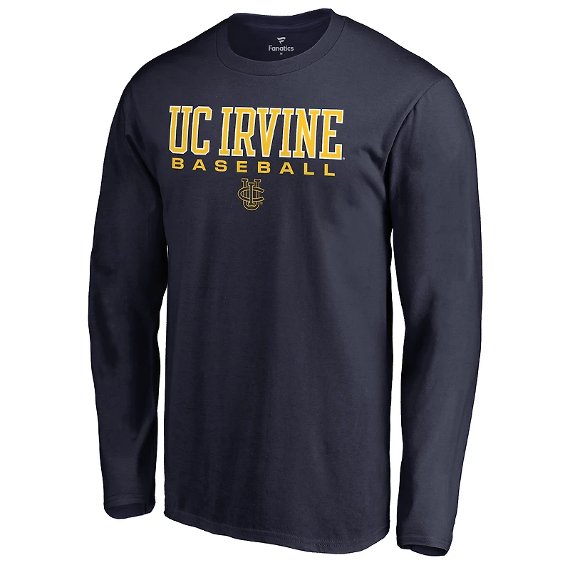 Men's Navy UC Irvine Anteaters Team Unity Baseball Long Sleeve T-Shirt