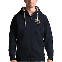 Men's Antigua Charcoal UCF Knights Victory Full-Zip Hoodie