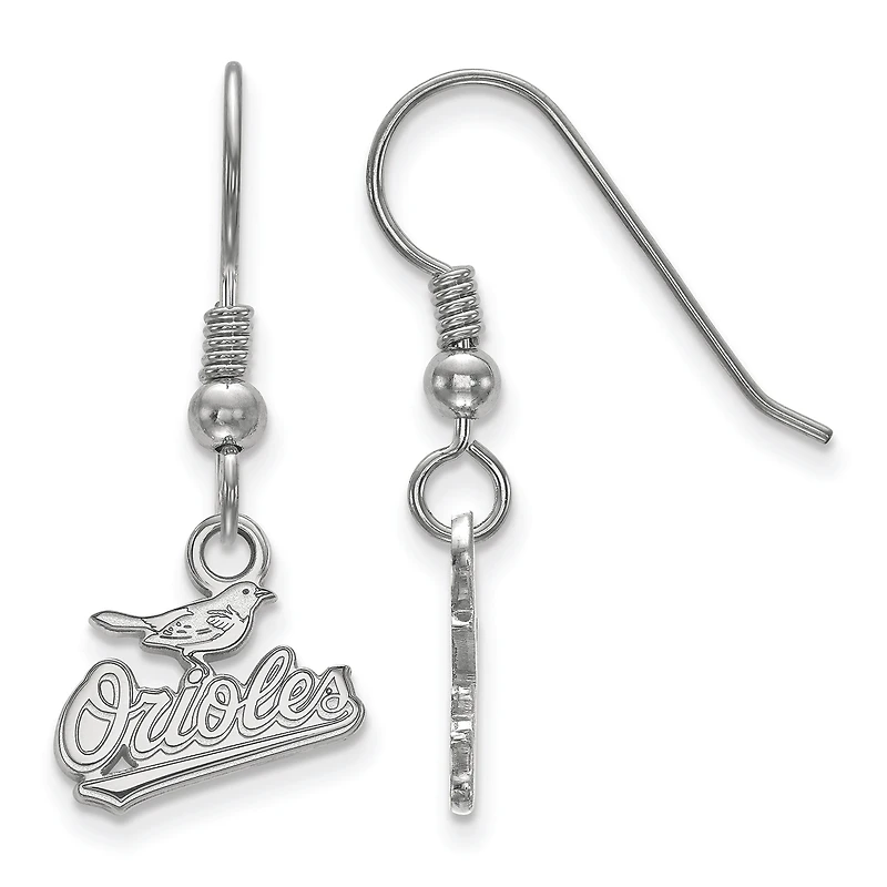 Women's Baltimore Orioles Sterling Silver Extra-Small Dangle Earrings