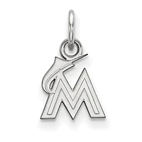 Women's Miami Marlins Sterling Silver Extra-Small Pendant