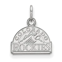 Women's Colorado Rockies Sterling Silver Extra-Small Pendant