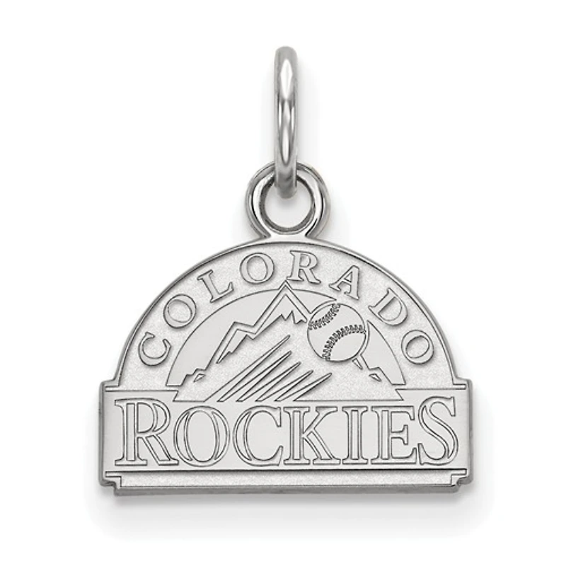 Women's Colorado Rockies Sterling Silver Extra-Small Pendant