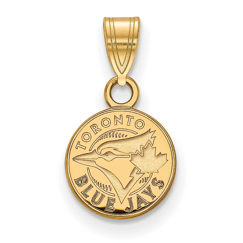 Women's Toronto Blue Jays Gold-Plated Sterling Silver Extra-Small Pendant