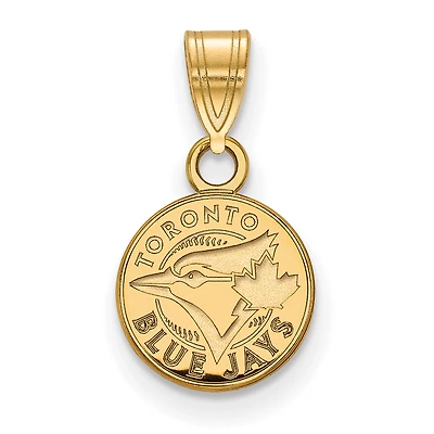 Women's Toronto Blue Jays Gold-Plated Sterling Silver Extra-Small Pendant