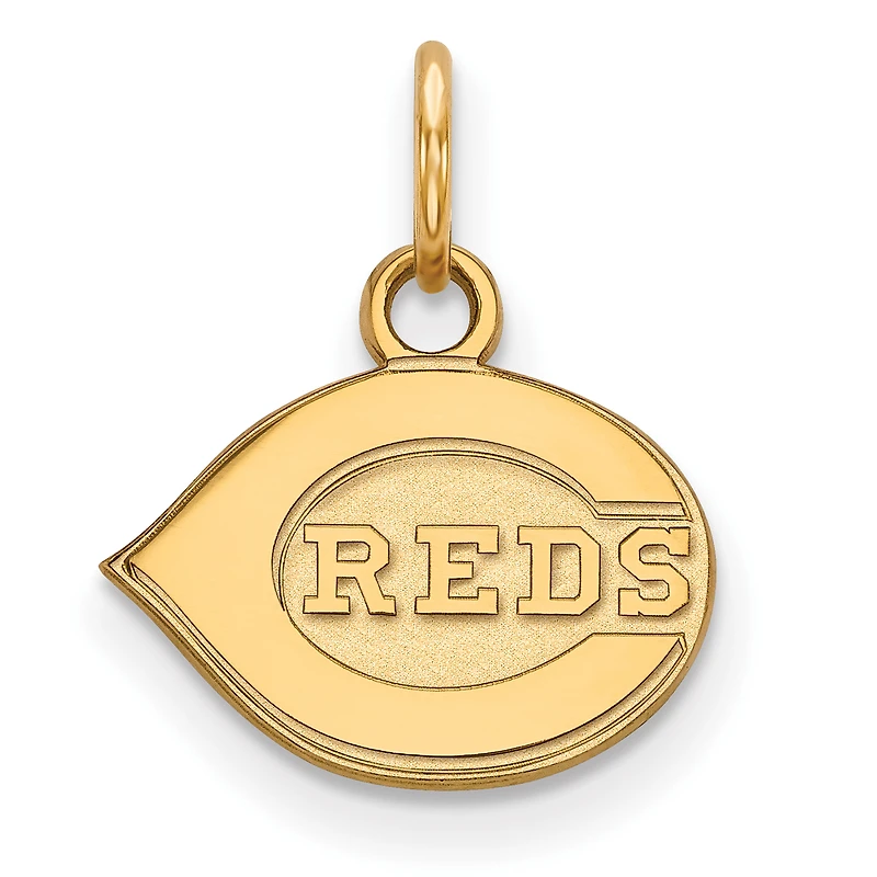 Women's Cincinnati Reds Gold-Plated Sterling Silver Extra-Small Pendant