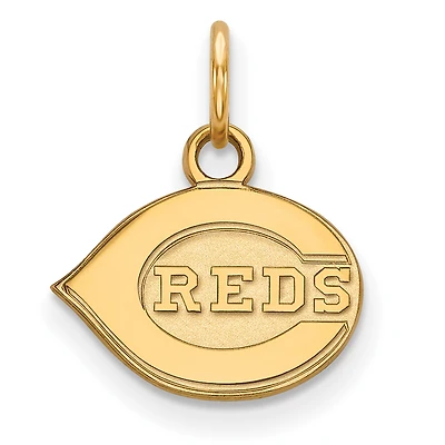 Women's Cincinnati Reds Gold-Plated Sterling Silver Extra-Small Pendant
