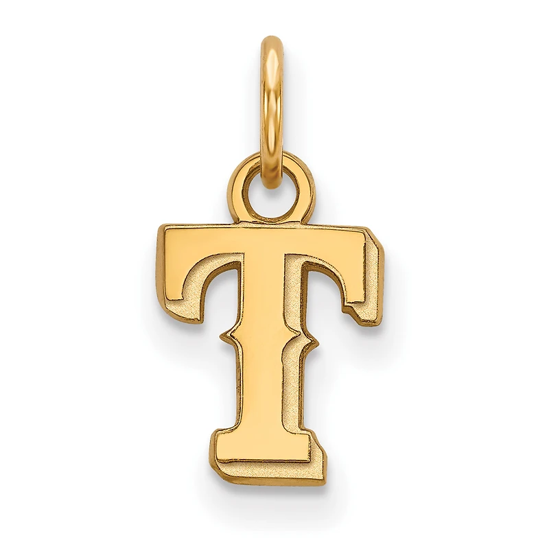Women's Texas Rangers Gold-Plated Sterling Silver Extra-Small Pendant
