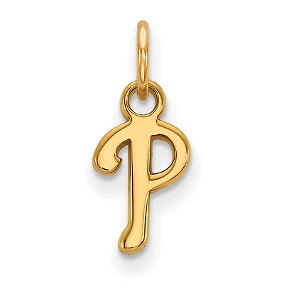 Women's Philadelphia Phillies Gold-Plated Sterling Silver Extra-Small Pendant