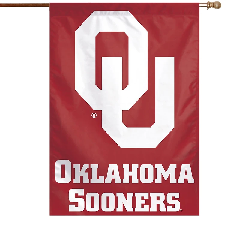 WinCraft Oklahoma Sooners 28" x 40" Single-Sided Vertical Banner
