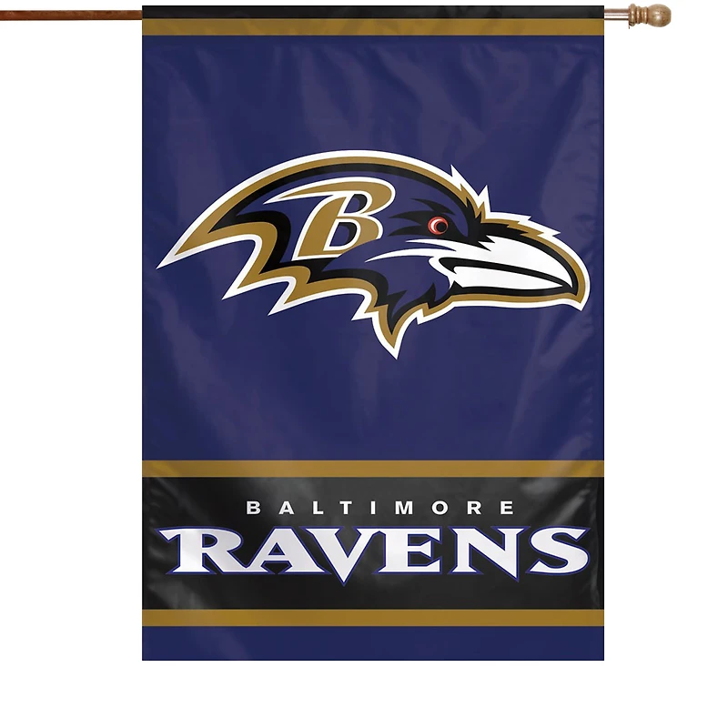 WinCraft Baltimore Ravens 28" x 40" Primary Logo House Flag