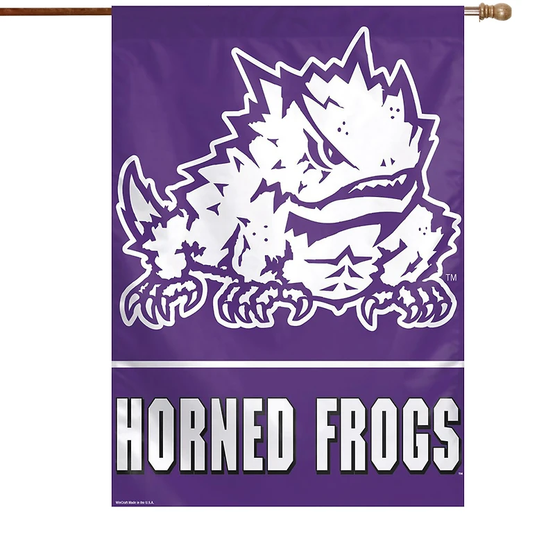 WinCraft TCU Horned Frogs 28" x 40" Big Logo House Flag