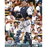 Carlton Fisk Chicago White Sox Autographed 8" x 10" Catchers Gear Photograph