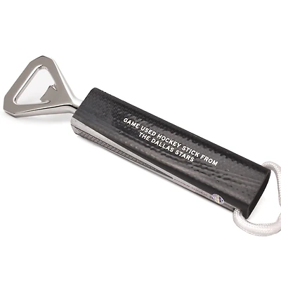 Tokens & Icons Dallas Stars Game-Used Hockey Stick Bottle Opener