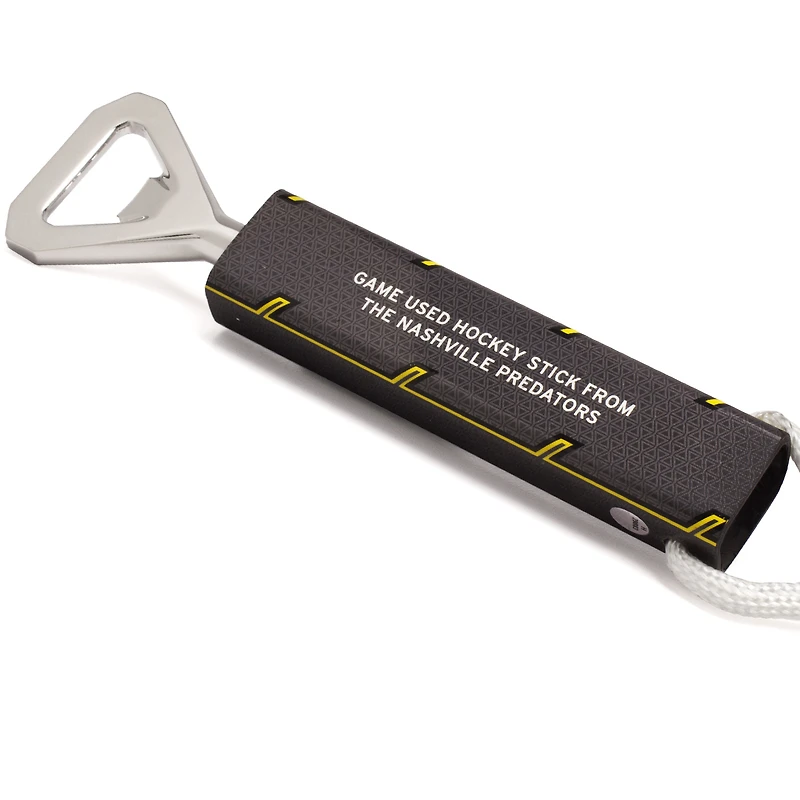 Tokens & Icons Nashville Predators Game-Used Hockey Stick Bottle Opener