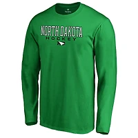 Men's Kelly Green North Dakota Team Unity Hockey Long Sleeve T-Shirt
