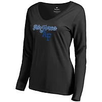 Women's Black Air Force Falcons Freehand Long Sleeve T-Shirt