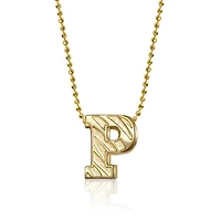 Women's Alex Woo Princeton Tigers 14K Little Collegiate Yellow Gold Necklace