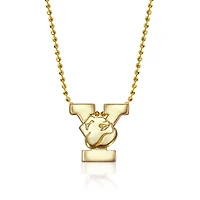 Women's Alex Woo Yale Bulldogs 14K Little Collegiate Yellow Gold Necklace