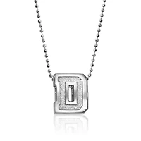 Women's Alex Woo Dartmouth Big Green Little Collegiate Sterling Silver Necklace
