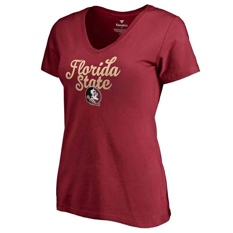 Women's Garnet Florida State Seminoles Freehand T-Shirt