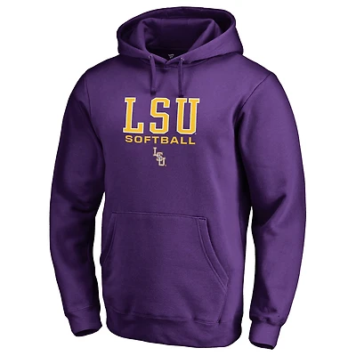 Men's Purple LSU Tigers Team Unity Softball Pullover Hoodie