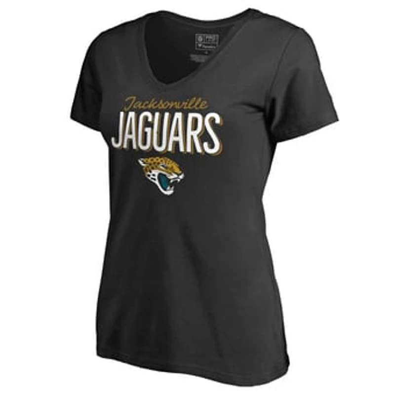 Women's Black Jacksonville Jaguars Nostalgia T-Shirt
