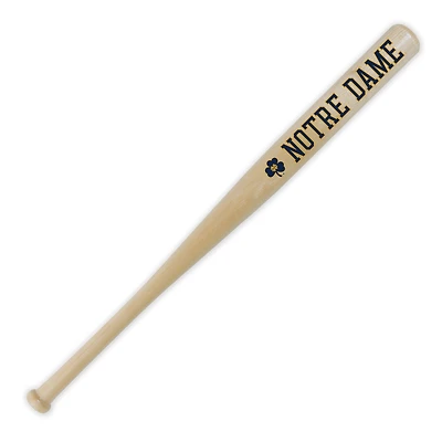 Natural Notre Dame Fighting Irish 34" Shamrock & Team Logo Wood Bat