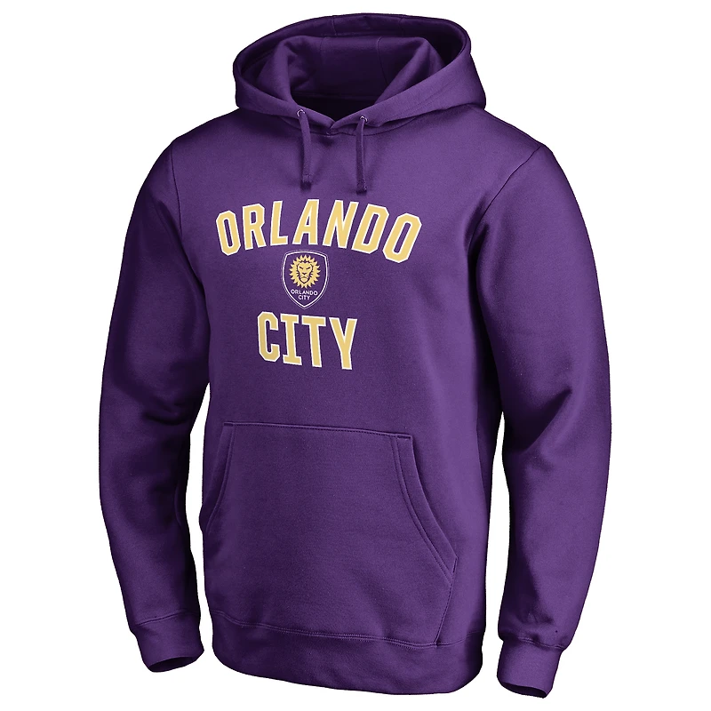 Men's Purple Orlando City SC Victory Arch Pullover Hoodie