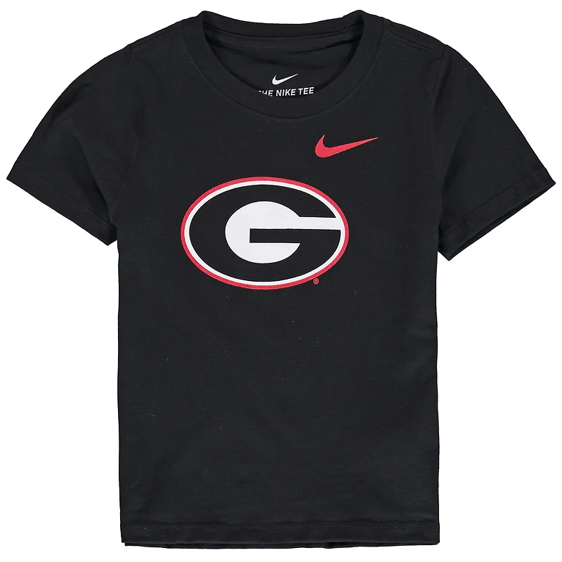 Toddler Nike Black Georgia Bulldogs Logo T-Shirt