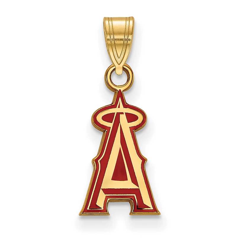 Women's Los Angeles Angels Gold-Plated Enamel Pendant