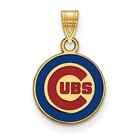 Women's Chicago Cubs Gold-Plated Enamel Pendant