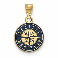 Women's Seattle Mariners Gold-Plated Enamel Pendant