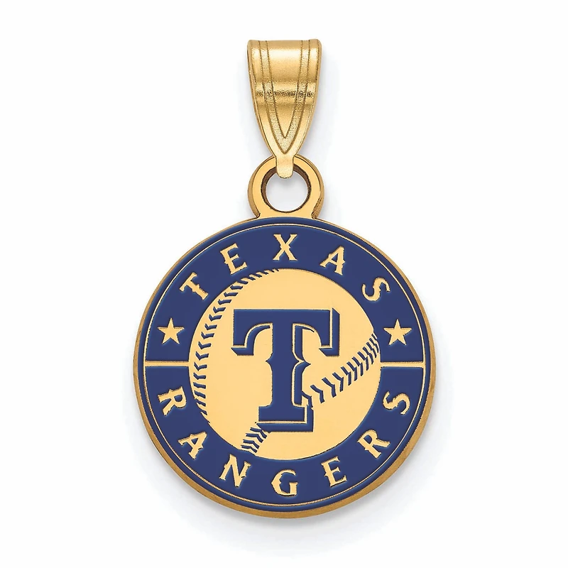 Women's Texas Rangers Gold-Plated Enamel Pendant