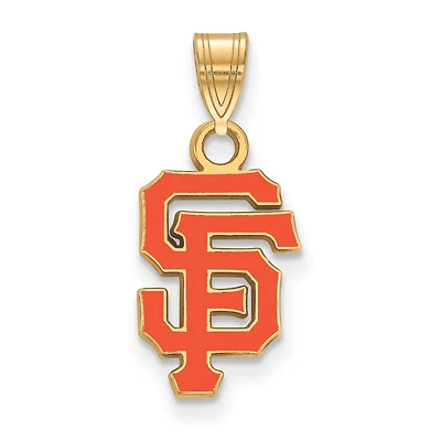 Women's San Francisco Giants Gold-Plated Enamel Pendant