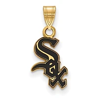 Women's Chicago White Sox Gold-Plated Enamel Pendant