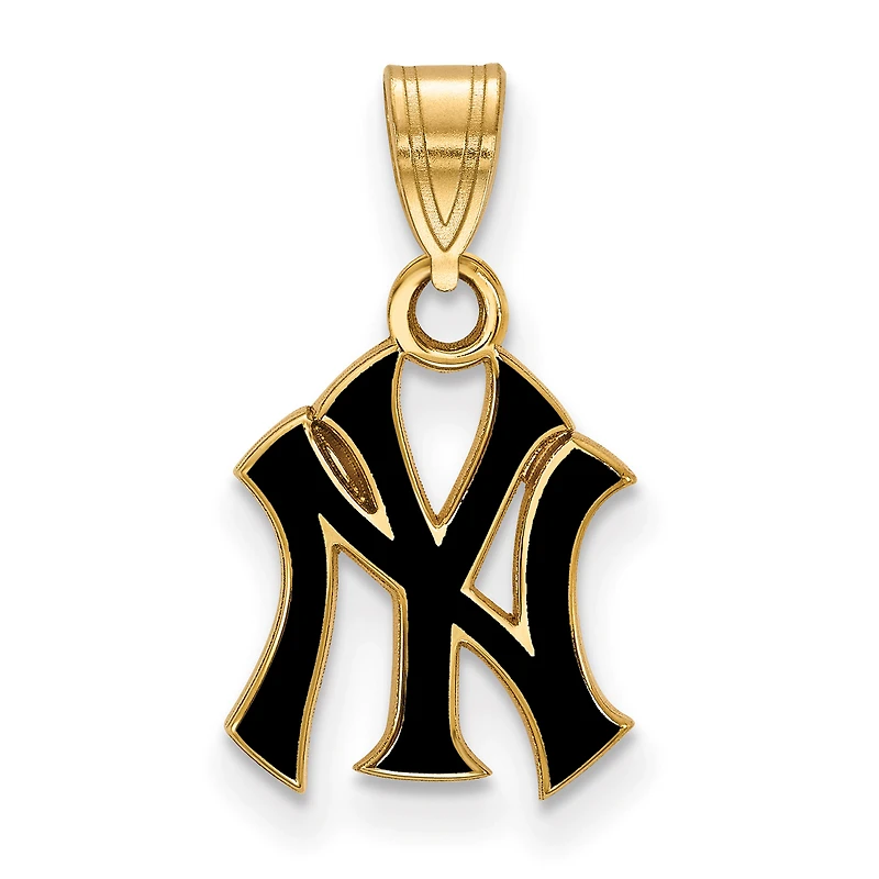Women's New York Yankees Gold-Plated Enamel Pendant