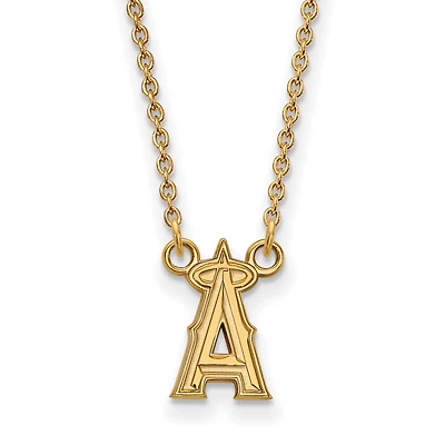 Women's Los Angeles Angels Gold-Plated Small Pendant