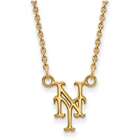 Women's New York Mets Gold-Plated Small Pendant