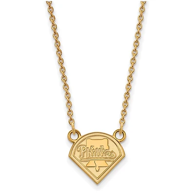 Women's Philadelphia Phillies Gold-Plated Small Pendant