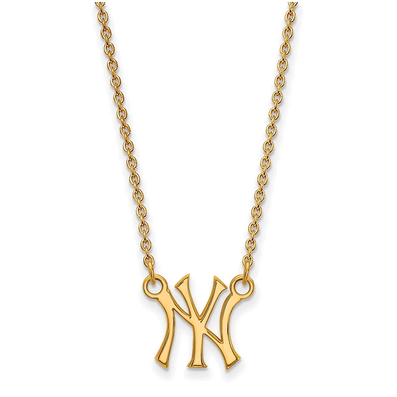 Women's New York Yankees Gold-Plated Small Pendant