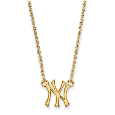 Women's New York Yankees Gold-Plated Small Pendant