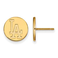 Women's Los Angeles Dodgers Gold-Plated Small Post Earrings
