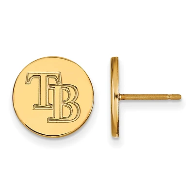 Women's Tampa Bay Rays Gold-Plated Small Post Earrings