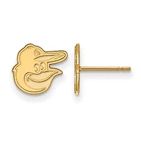 Women's Baltimore Orioles Gold-Plated Small Post Earrings