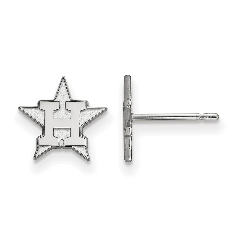 Women's Houston Astros Sterling Silver XS Post Earrings